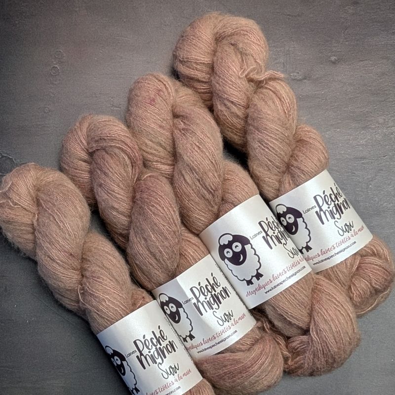 Suri bébé alpaga et soie - Just been kissed