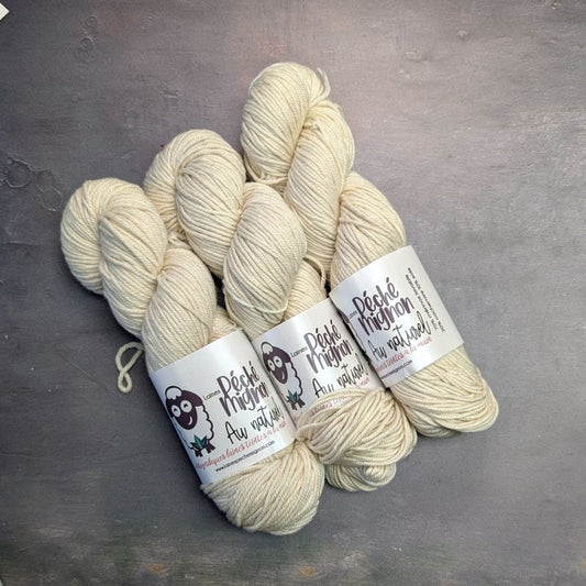 Worsted Mérinos cachemire et soie naturelle