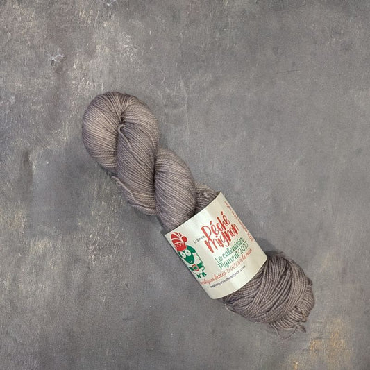 Laine à bas - mérinos et nylon Superwash – Taupe (calendrier 2023)