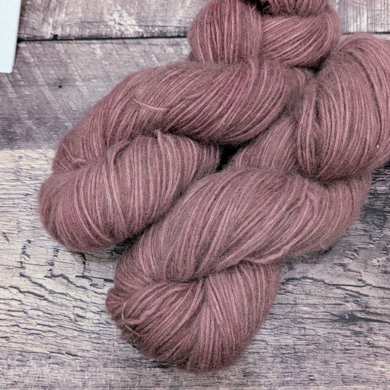 Fil à tricoter DK - Nebula - Bébé alpaga et coton - Rose des vents