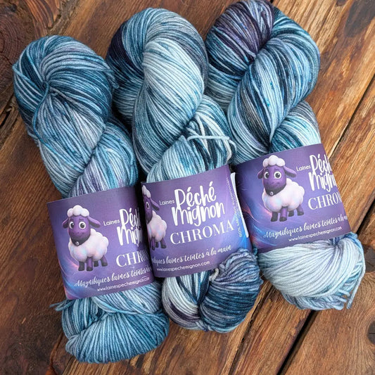 Chroma - Fluorite - Fingering Mérinos Nylon classique