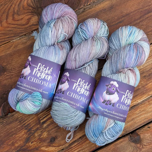 Chroma - Opaline - Fingering Mérinos Nylon classique