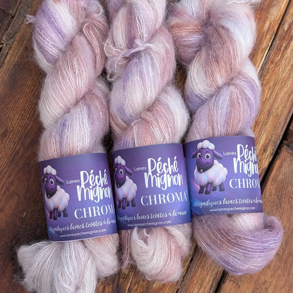 Chroma - Fleur d'améthyste - Lace Suri Stellina iridescente