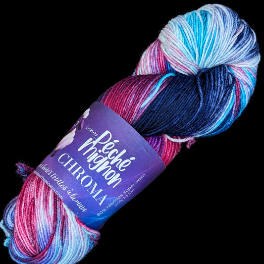 Chroma - Tourmaline - Fingering Mérinos Nylon classique