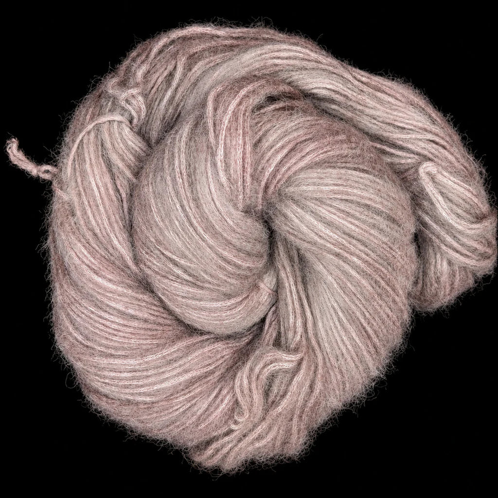 Fil à tricoter DK - Nebula - Bébé alpaga et coton - Bois de rose