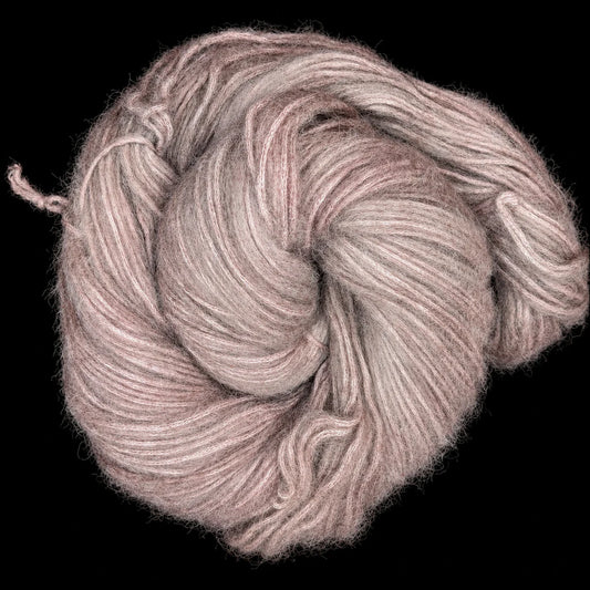Fil à tricoter DK - Nebula - Bébé alpaga et coton - Bois de rose