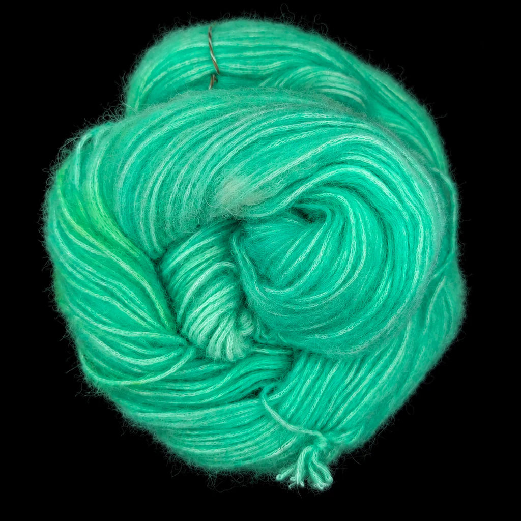 Fil à tricoter DK - Nebula - Bébé alpaga et coton - Jade