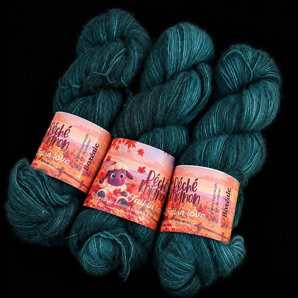 Fall in Love - Boréale - Cumulus (Lace mérinos et soie)