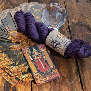 Tarot - Laine Fingering Mérinos yak et soie - L'hiérophante