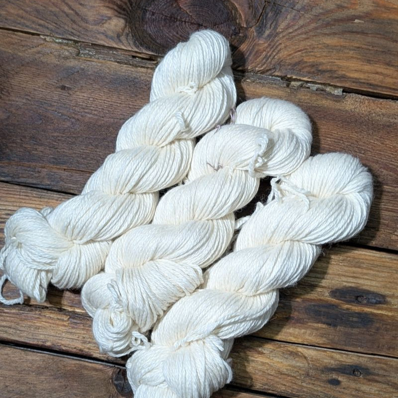 Collection Momoah - Worsted bébé alpaga soie et cachemire - fil naturel