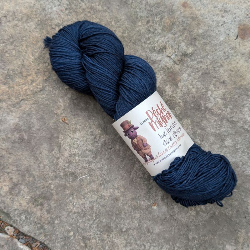 Laine Fingering Rambouillet Nylon superwash - Jardin des rêves - Pétales de lune