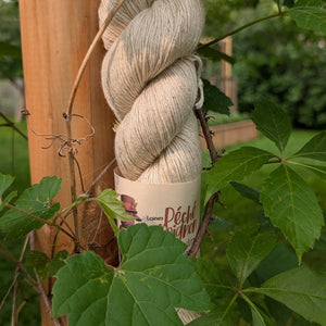 Laine Fingering mérinos lin non-traité - Jardin des rêves - Naturel