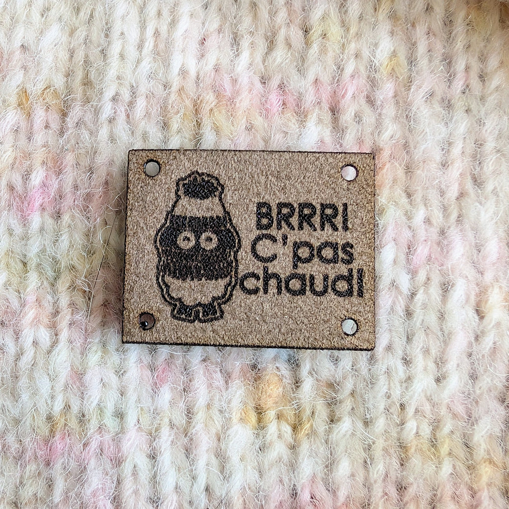 Ensemble d'étiquettes à tricot Pigment le farceur - série crochet