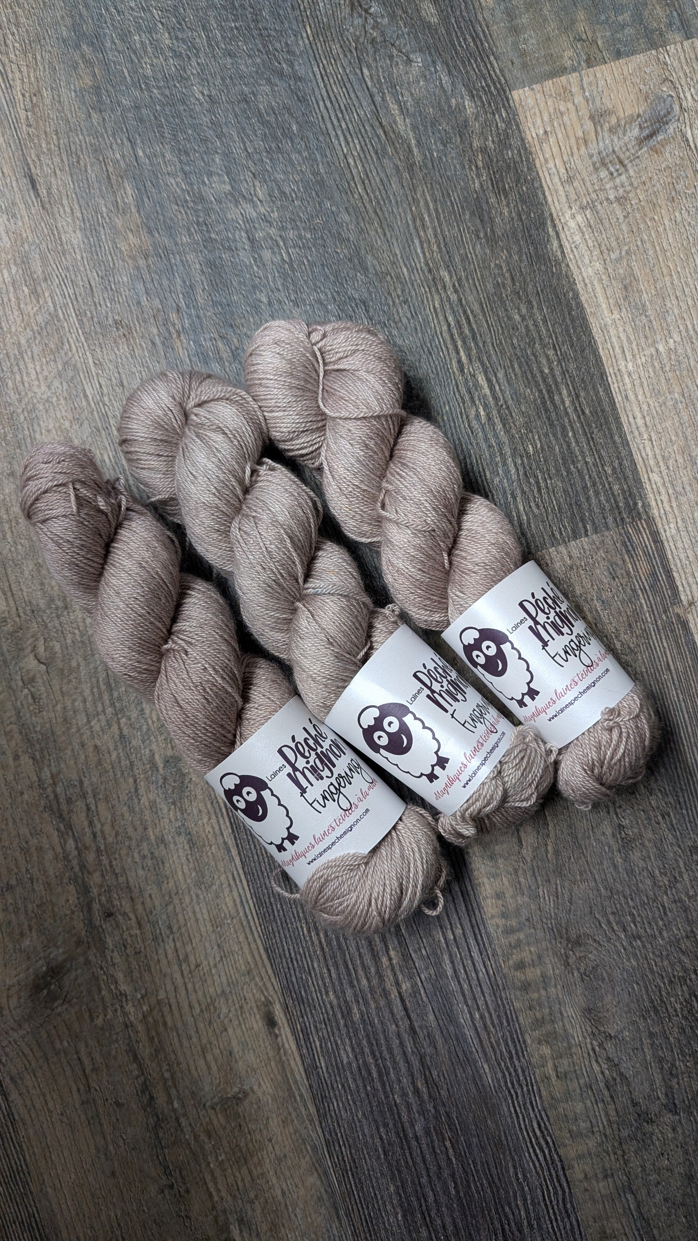 Fingering BFL soie cachemire (à l'unité) crépuscule