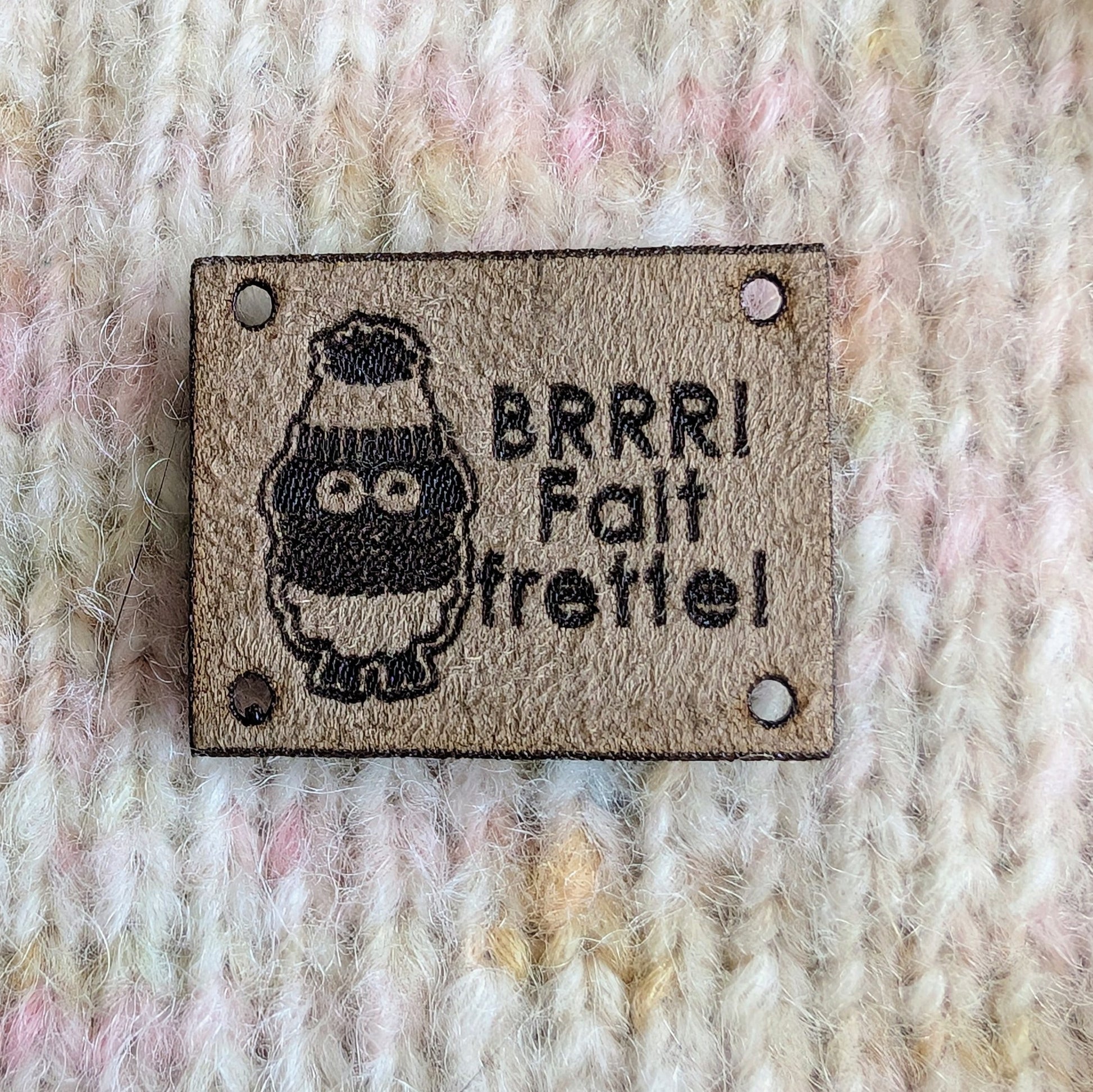 Ensemble d'étiquettes à tricot Pigment le farceur - série 1