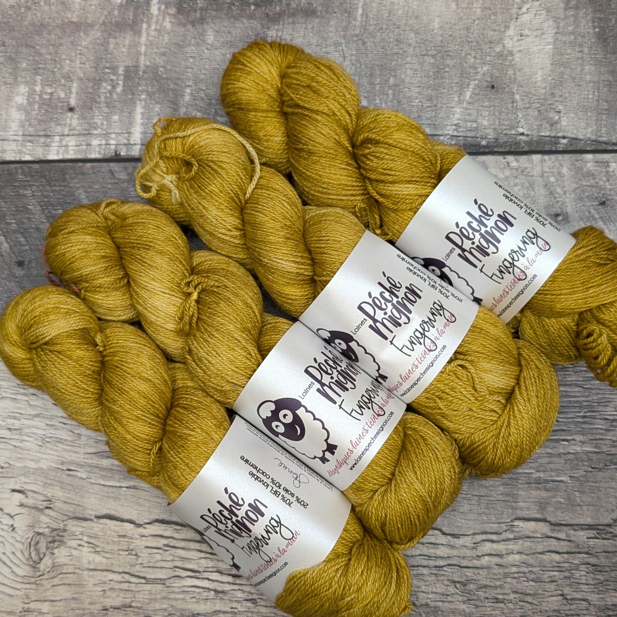 Fingering BFL soie cachemire (à l'unité) sonne