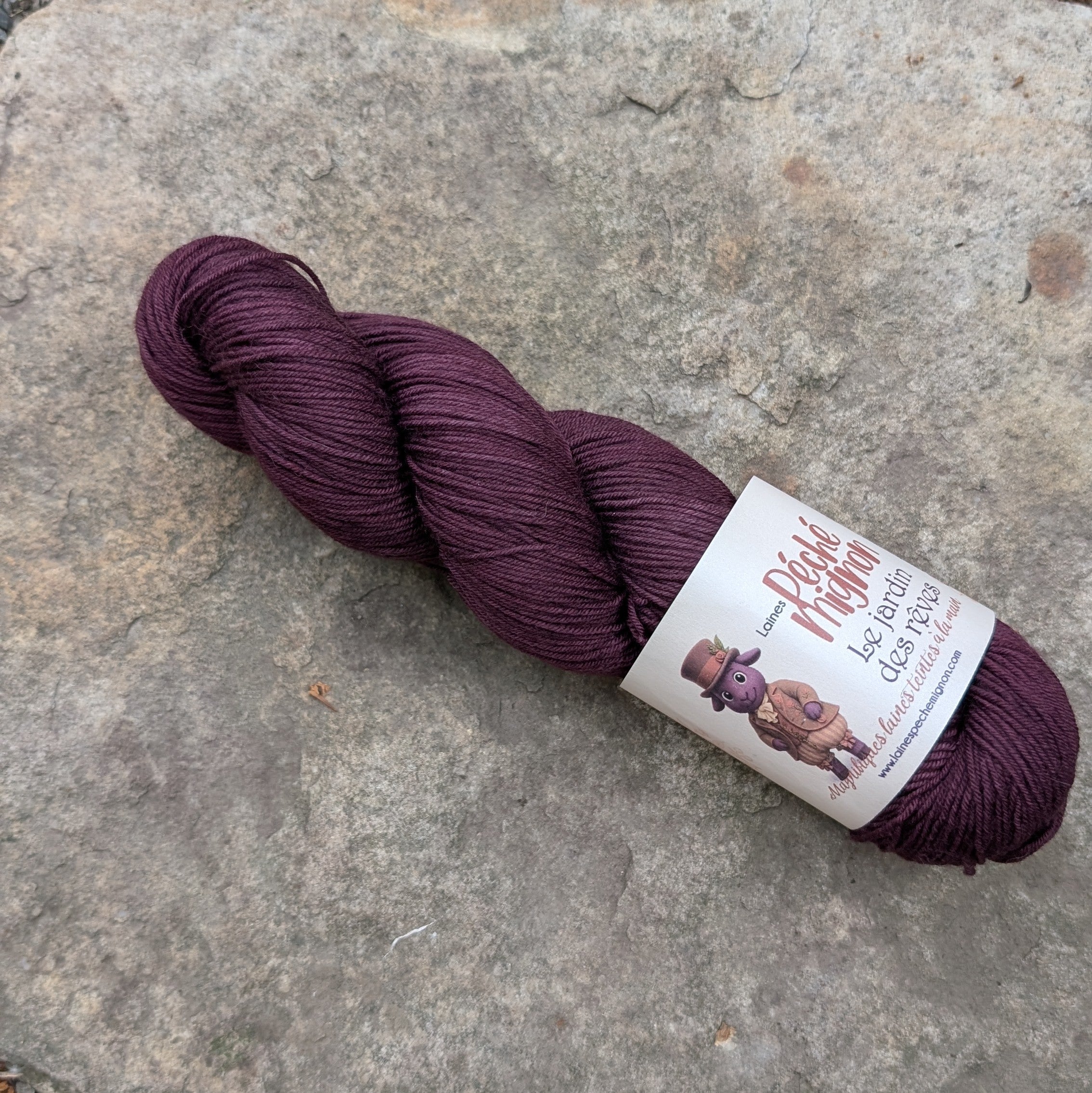 Laine Fingering Rambouillet Nylon superwash - Jardin des rêves - Vesperine