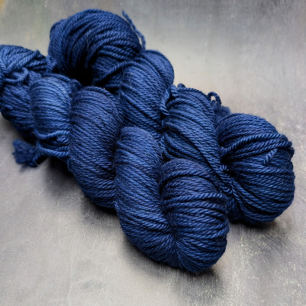 Écheveau mérinos bulky Amiral - bleu royal