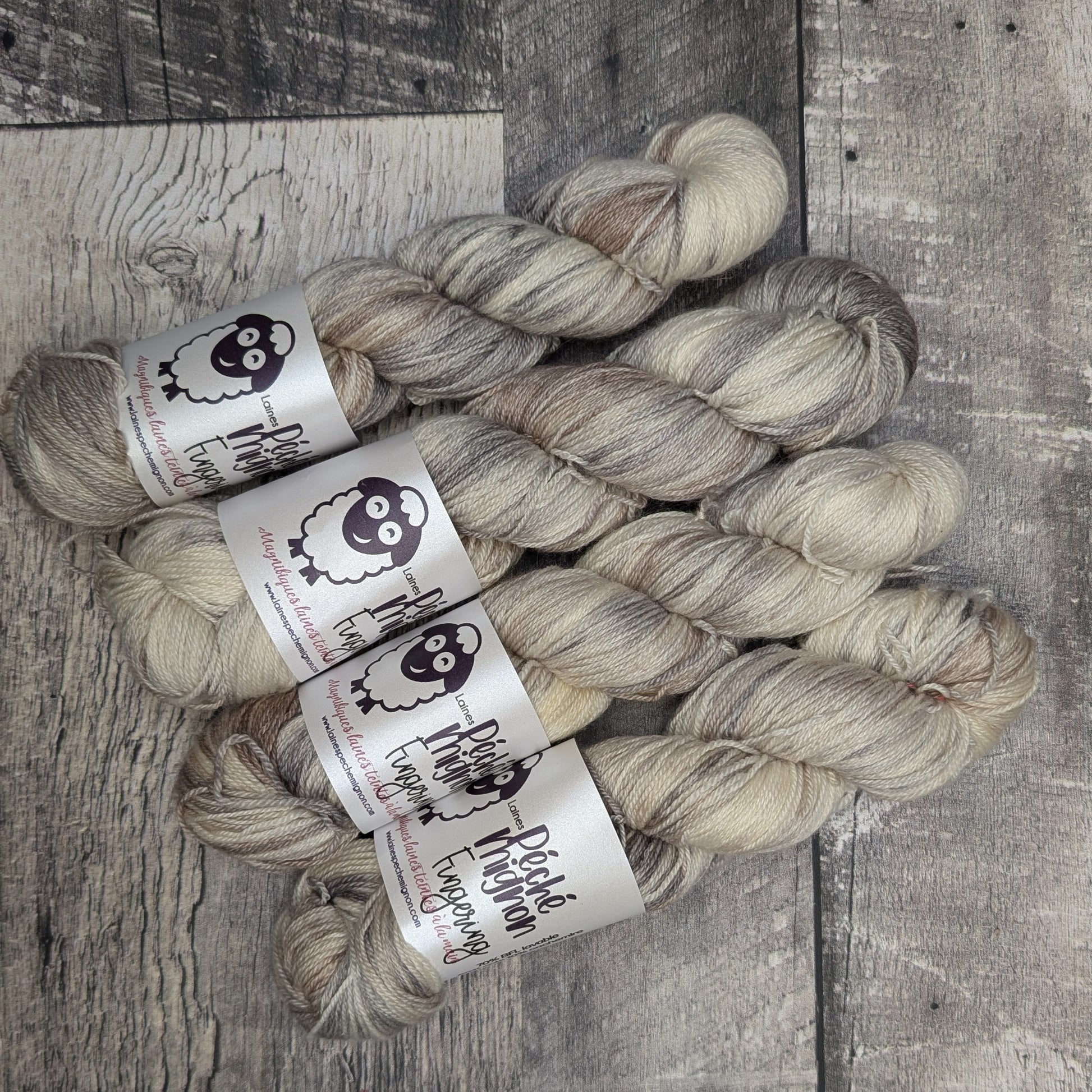 Fingering BFL soie cachemire (à l'unité) Romance